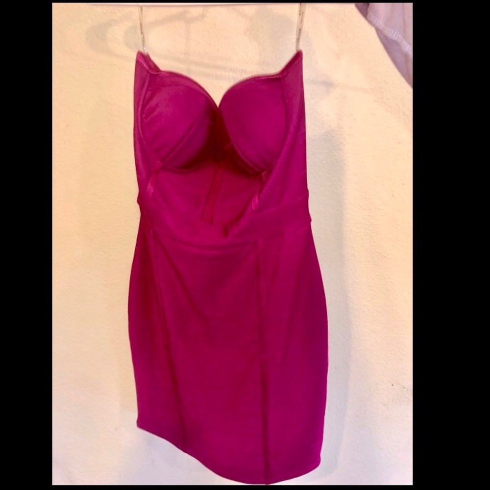 PINK BODY CON DRESS